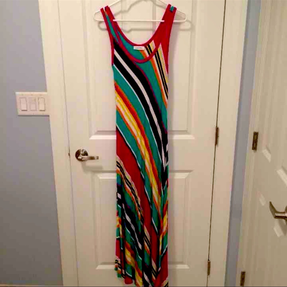 Multi colored maxi dress